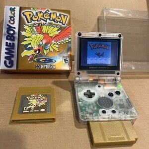Pokemon Gold and Game Box